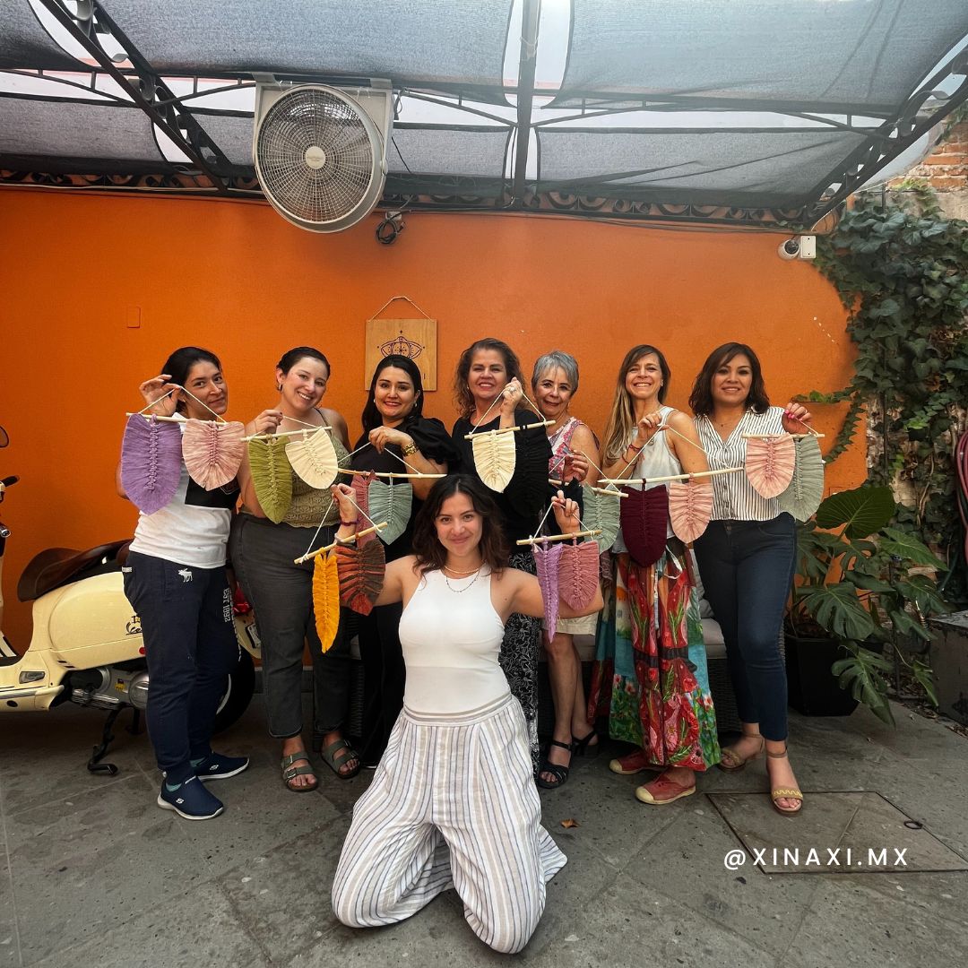 TALLER ANIVERSARIO | TALLER PLUMAS DE MACRAME | TALLER HOJAS DE MACRAMÉ