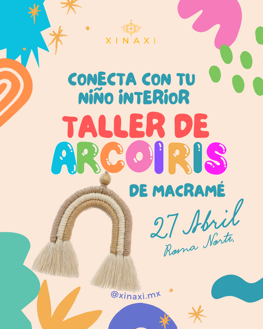 Conecta con tu niño interior: Taller Arcoiris de Macramé