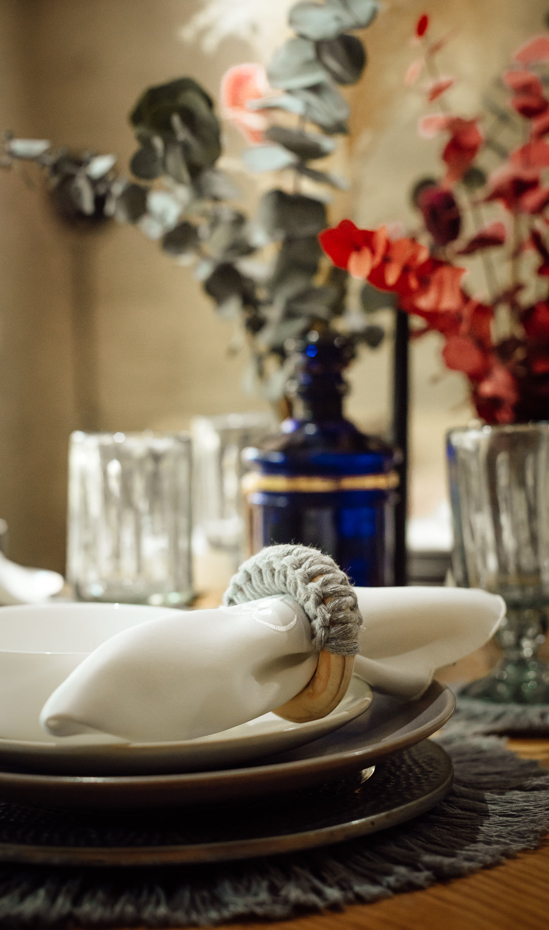 BAYU - Set Servilletero Macramé