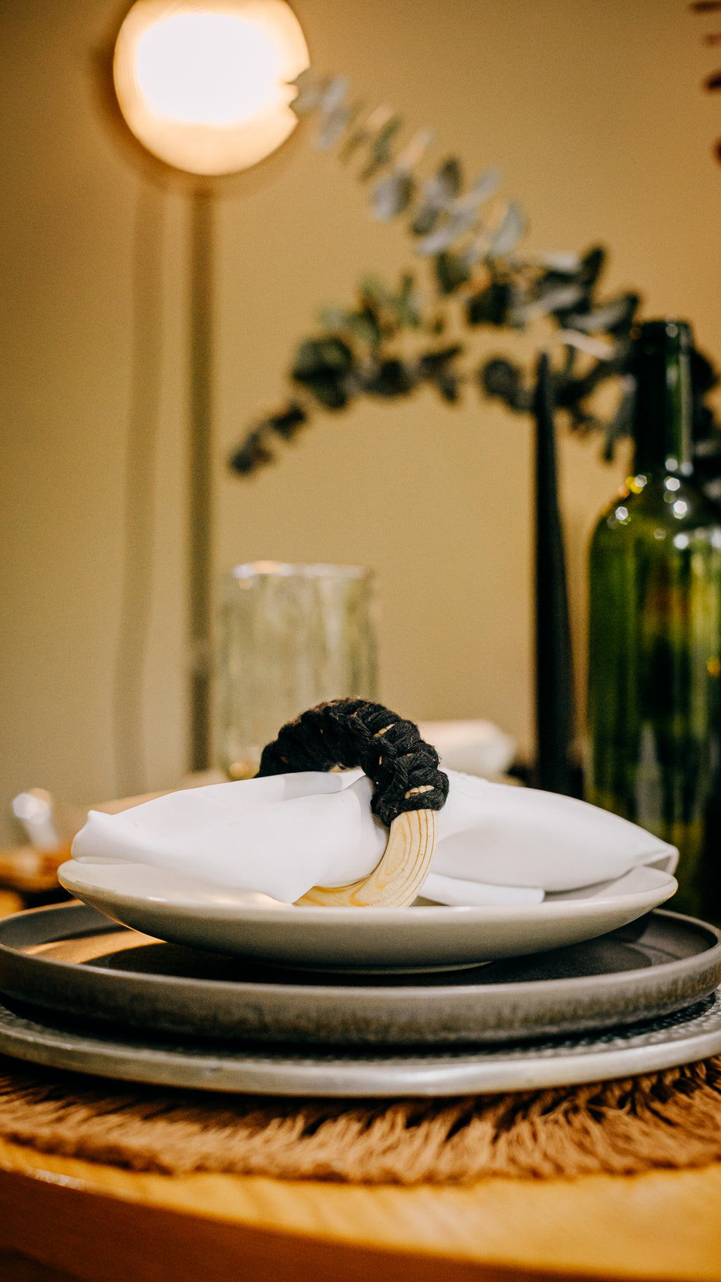 BAYU - Set Servilletero Macramé