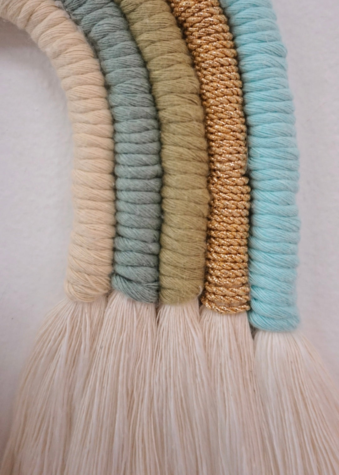 LUCAS - Arcoiris Macramé Verde