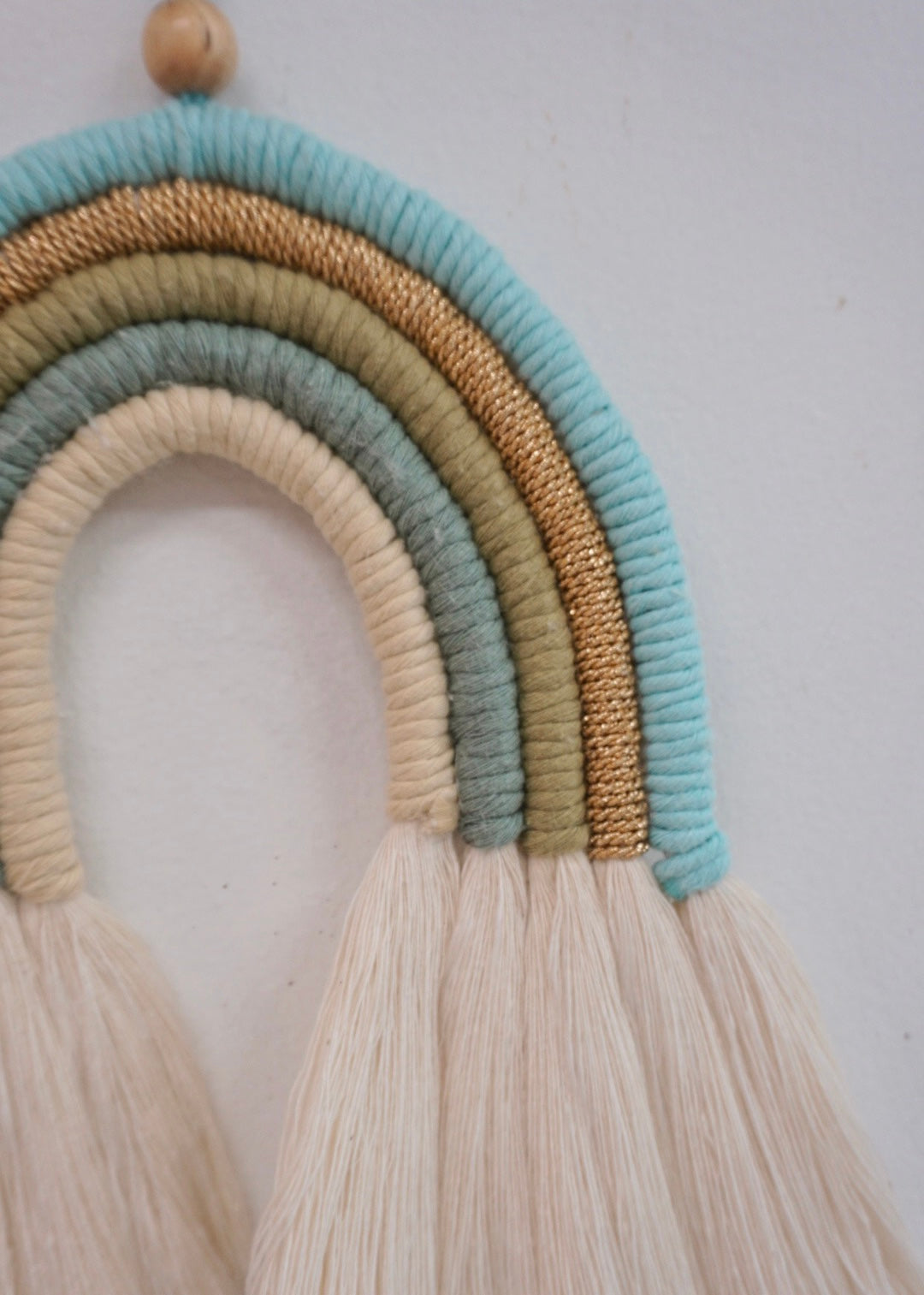 LUCAS - Arcoiris Macramé Verde