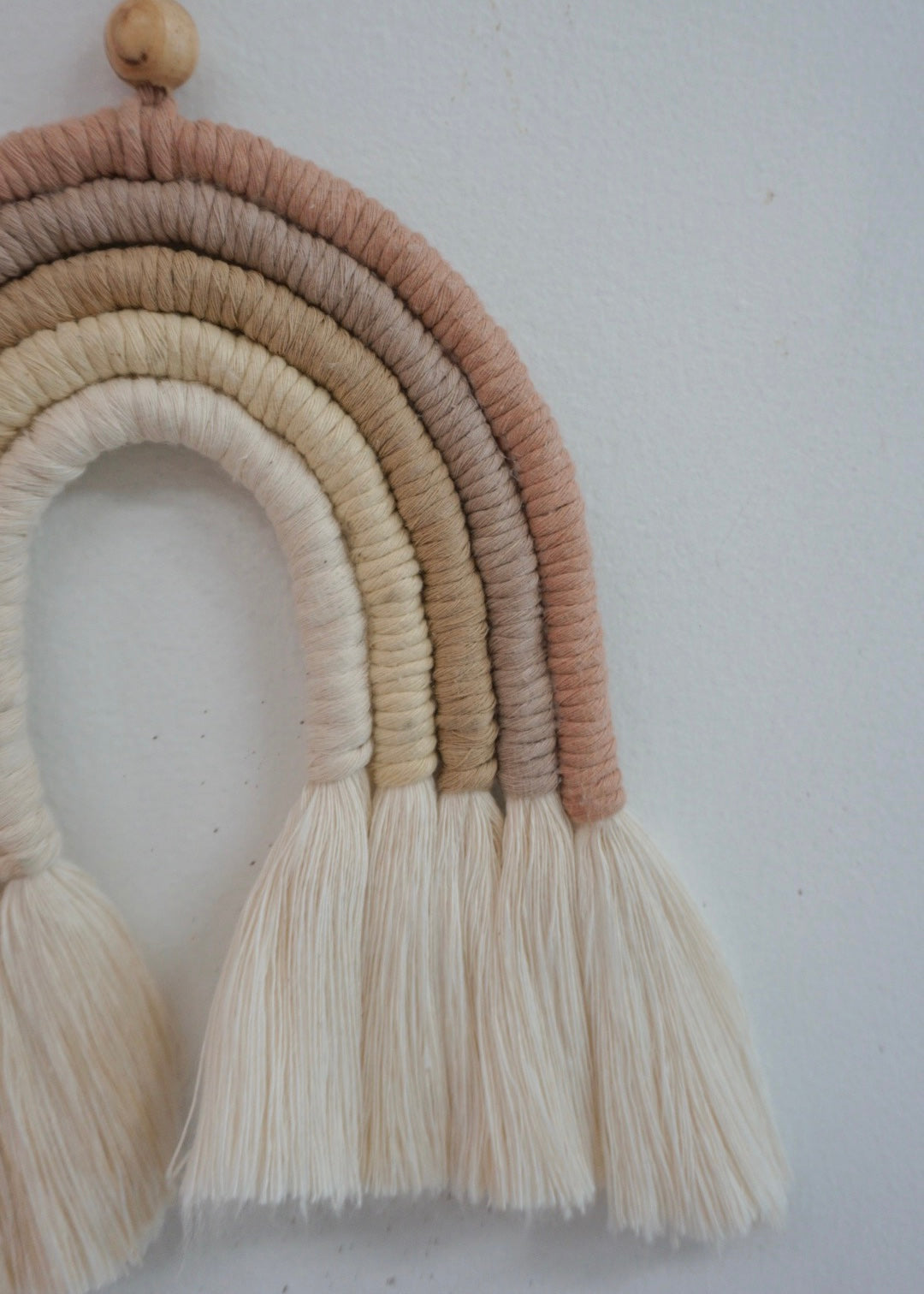 MARÍA - Arcoiris Macramé Rosa