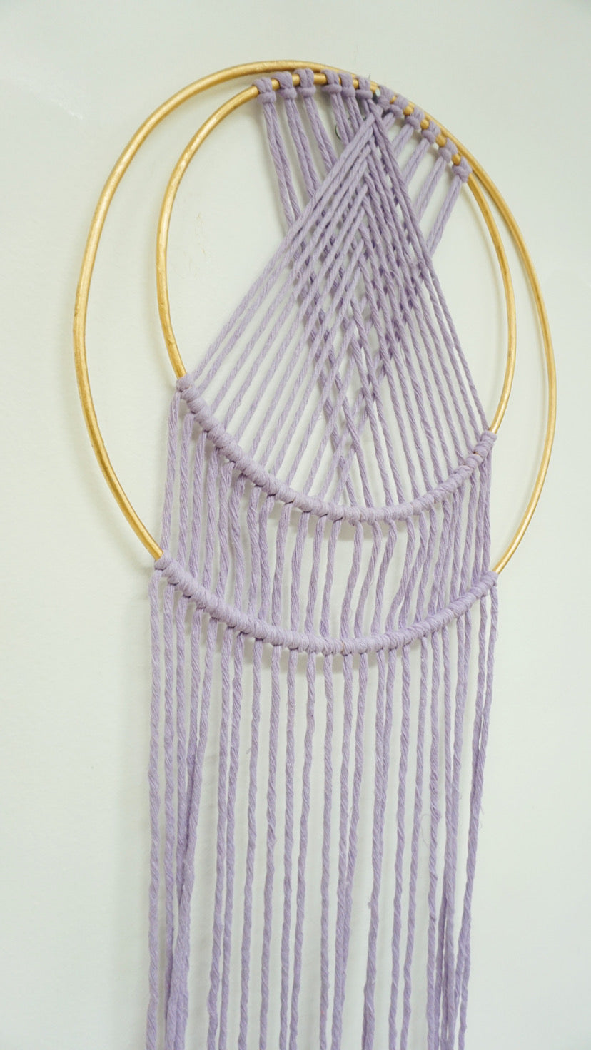 BACANDA - Atrapasueños Macrame Doble Aro