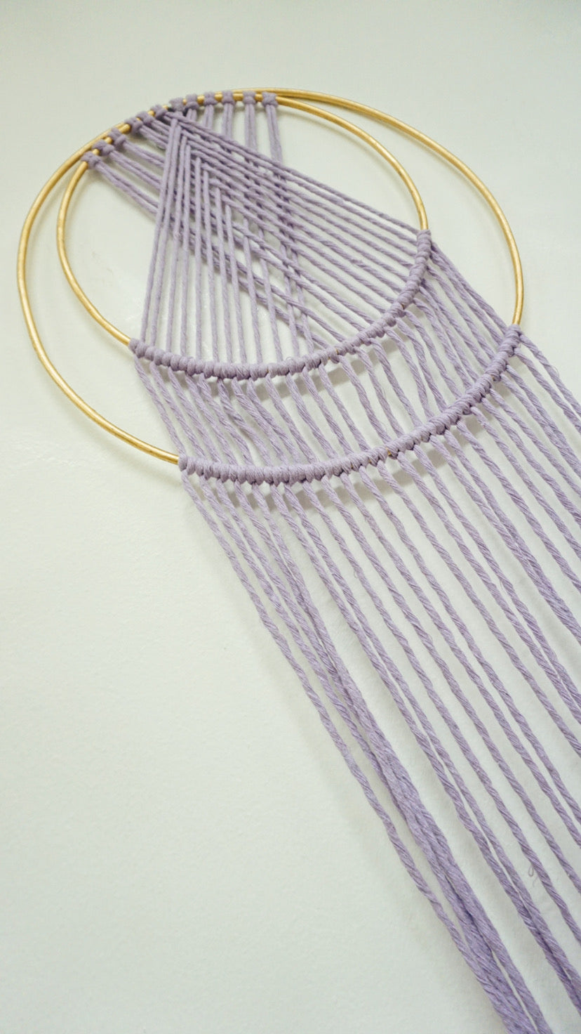 BACANDA - Atrapasueños Macrame Doble Aro