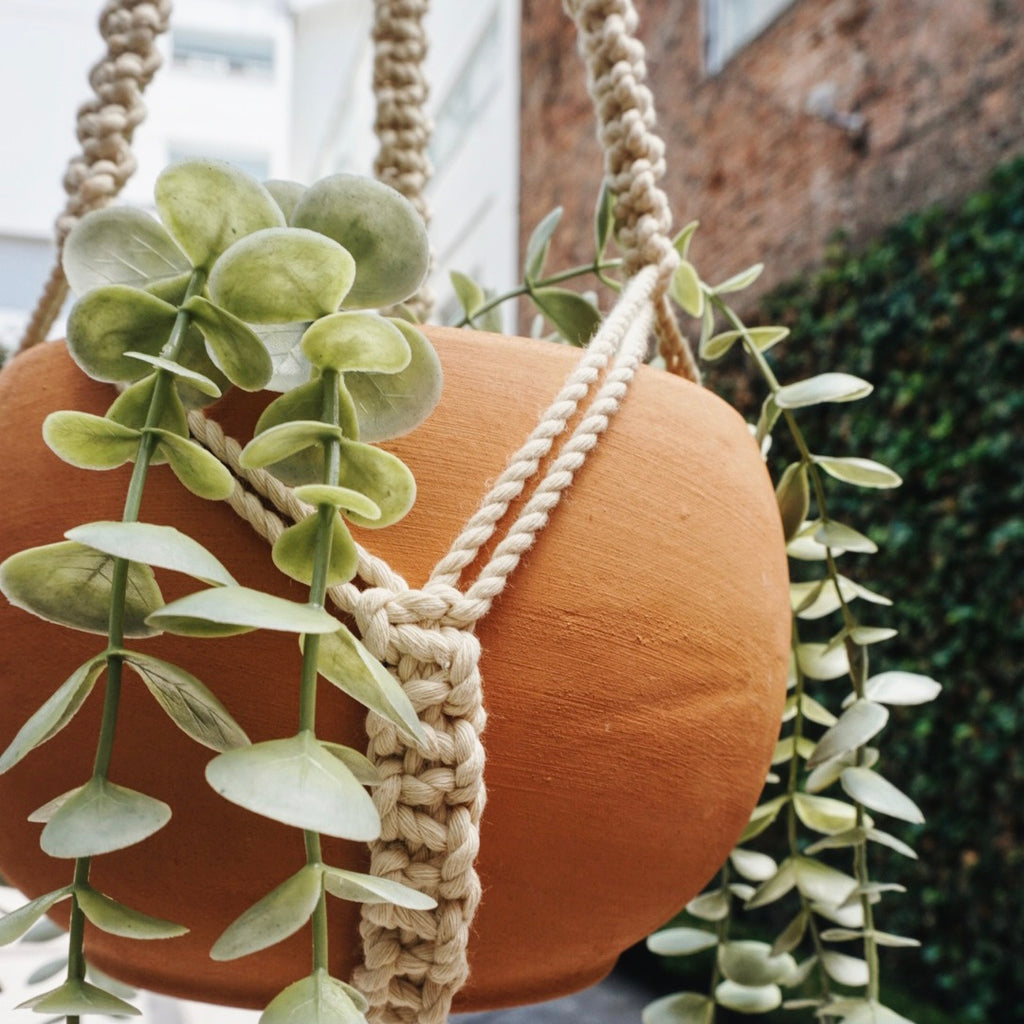 BACUSHU - Macetero Macrame
