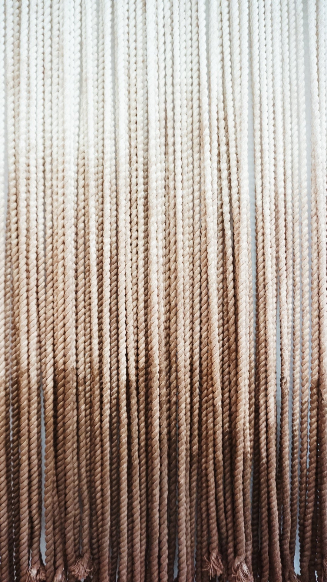 GAIA - Tapiz Macrame Teñido Grande