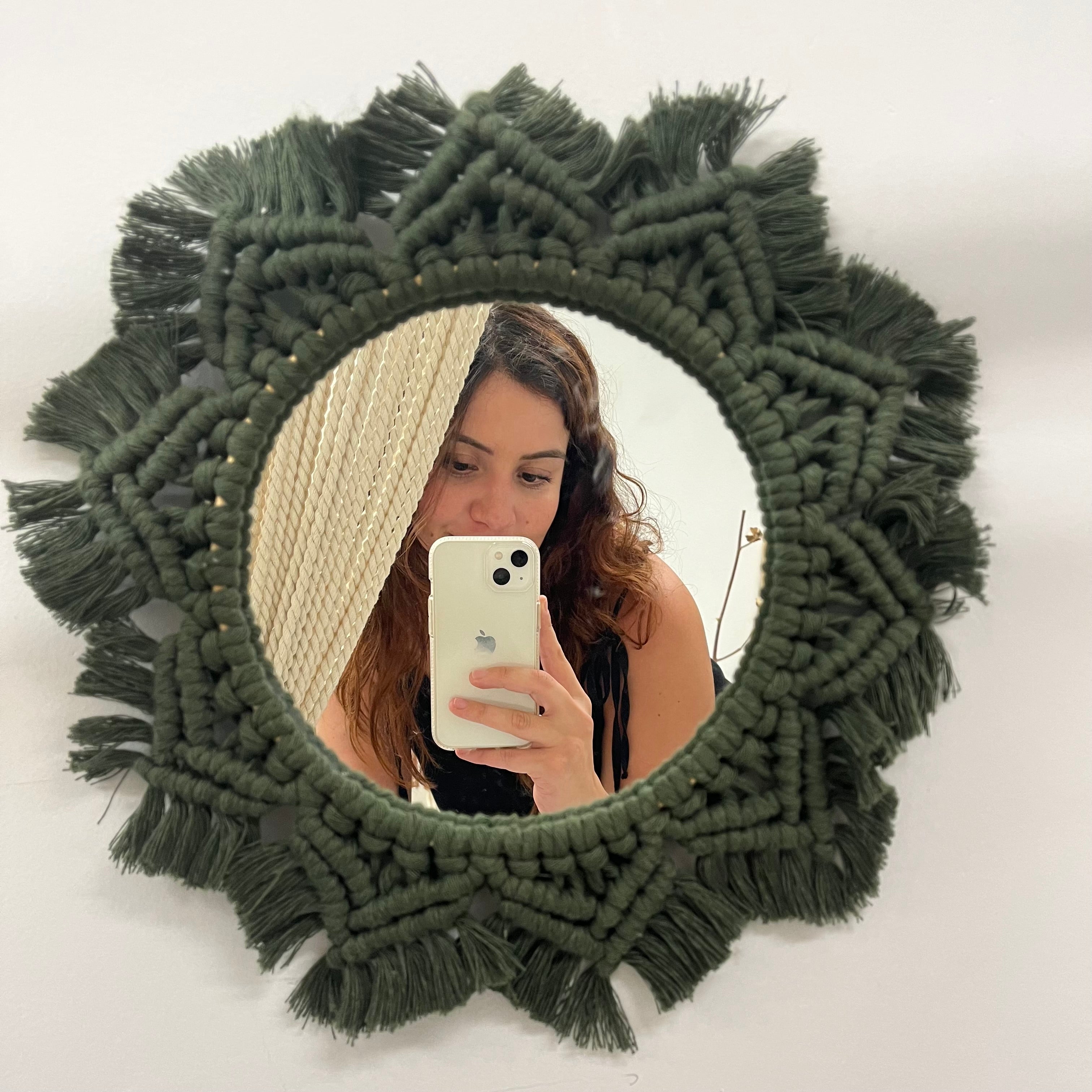 MIRAME - Espejo Macramé