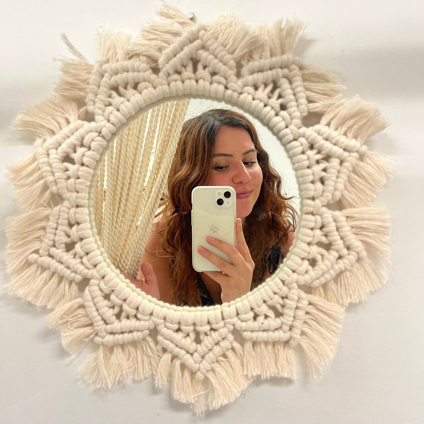 MIRAME - Espejo Macramé