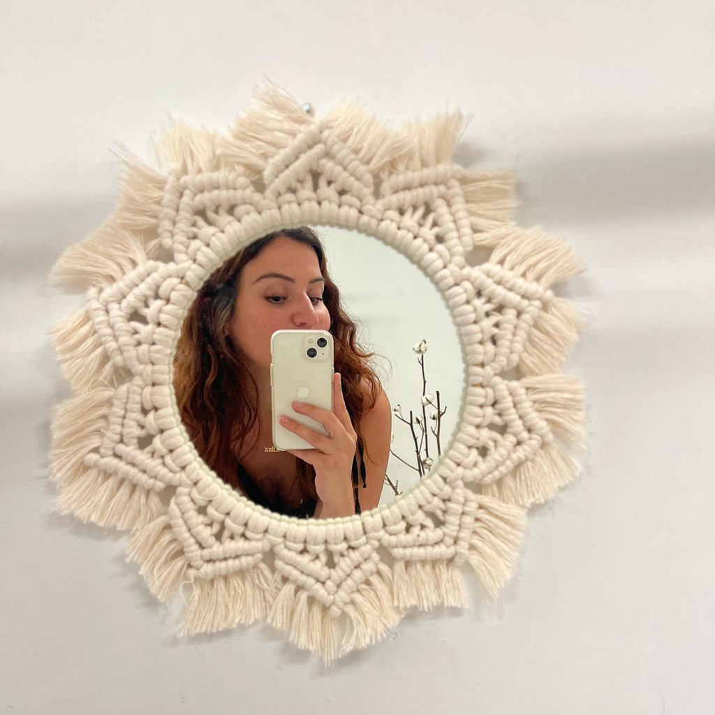 MIRAME - Espejo Macramé