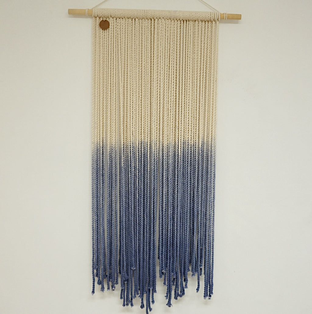 GAIA - Tapiz Macrame Teñido Grande