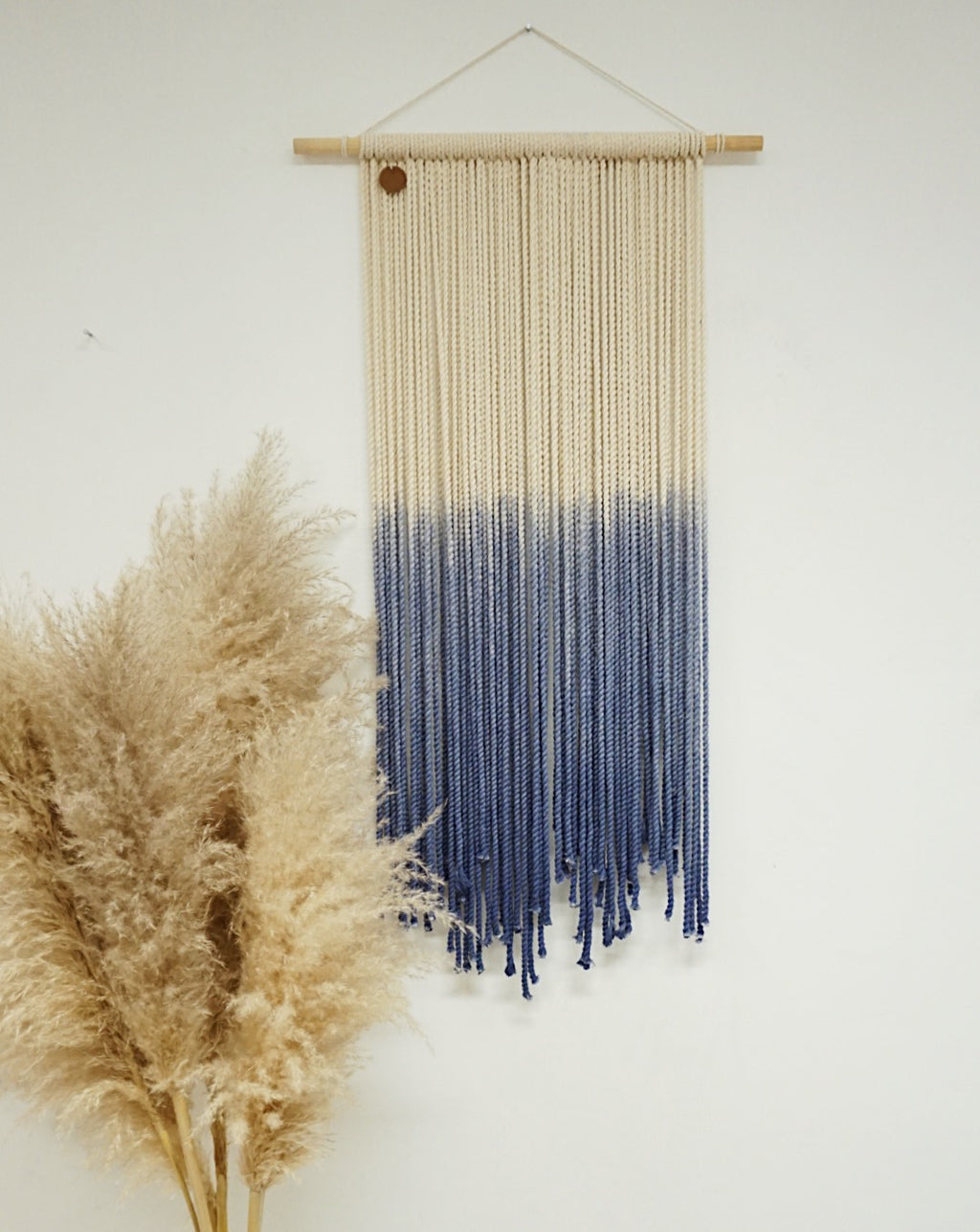 GAIA - Tapiz Macrame Teñido Grande