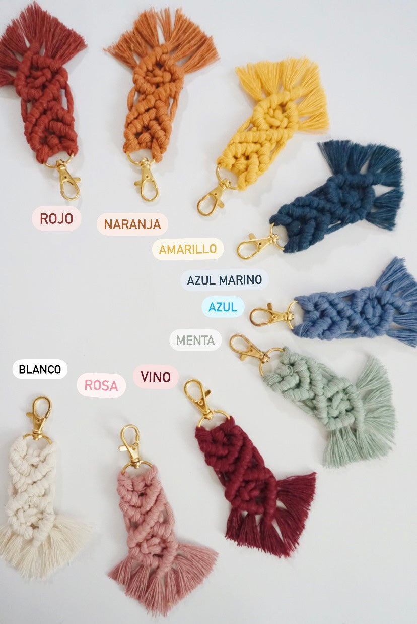 AVA - Llaveros Macrame Xinaxi