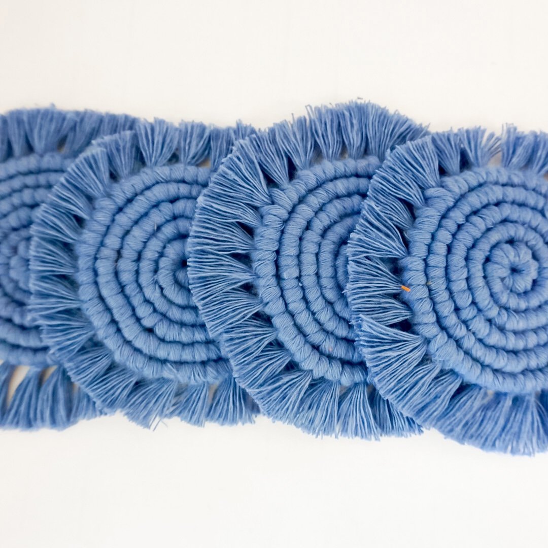 ACACIA - Portavasos Macrame (2 pza.)