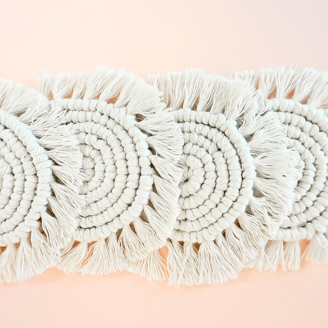 ACACIA - Portavasos Macrame (2 pza.)